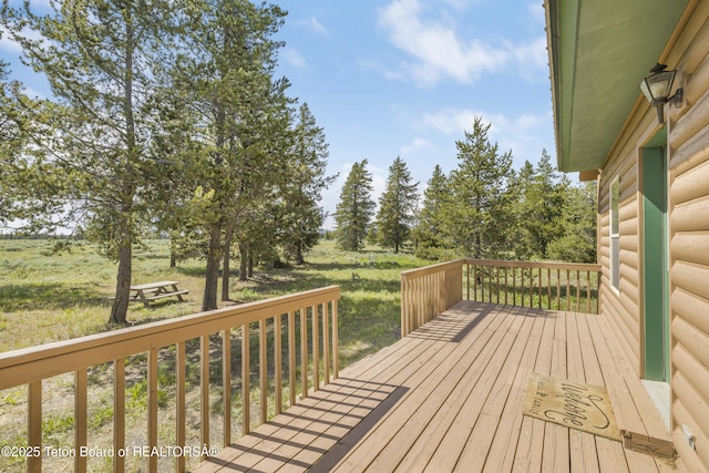 3320 Griffel Ct, Island Park, ID 83429 - view of deck