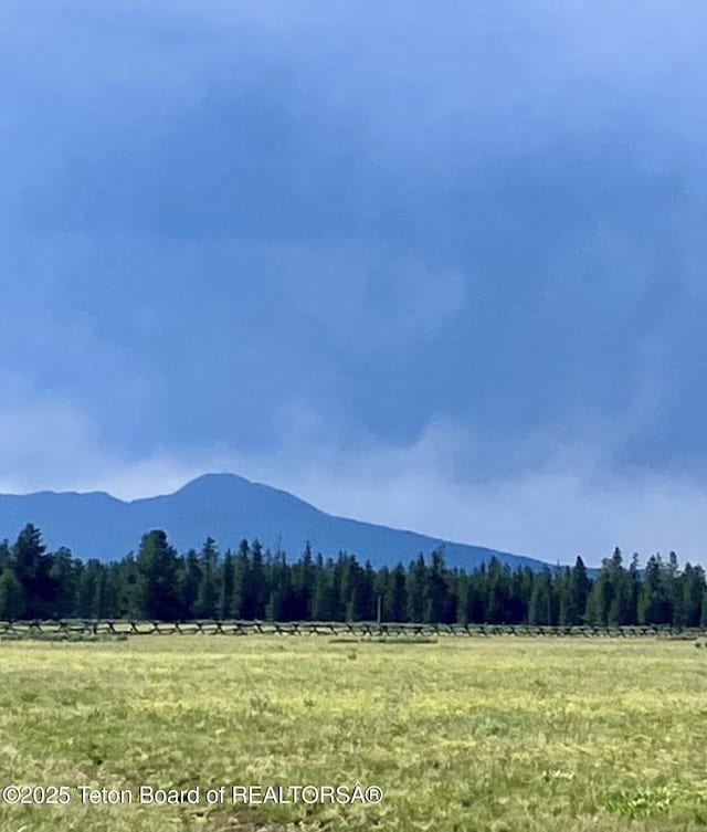 3320 Griffel Ct, Island Park, ID 83429 - mountain view featuring a forest and rural landscape