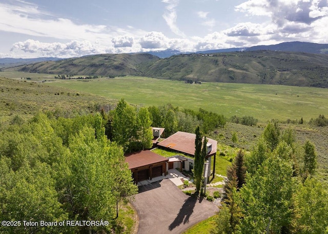 1955 W Bohnetts Rd, Jackson, WY 83001 - mountain view with rural landscape
