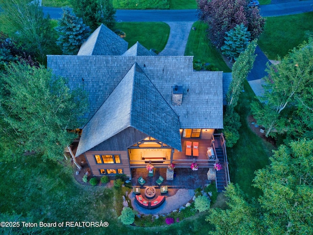 70 Hastings Dr, Victor, ID 83455 - aerial view of property and surrounding area