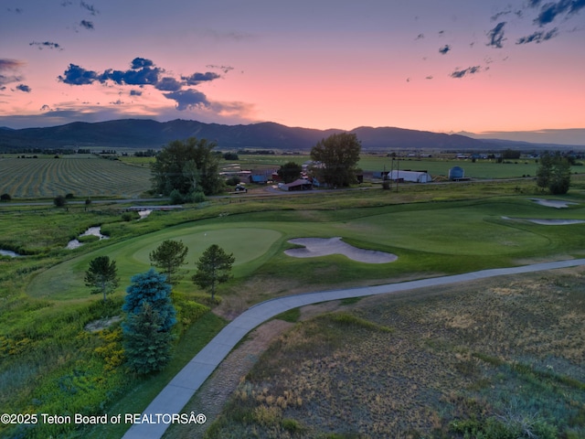 70 Hastings Dr, Victor, ID 83455 - view of home's community with a mountain view and view of golf course