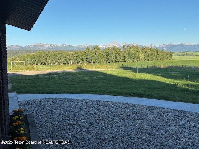 13280 N 3750 W, Felt, ID 83424 - view of green lawn with a mountain view and a view of rural / pastoral area