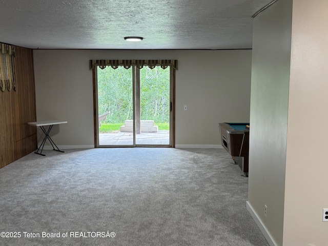 13280 N 3750 W, Felt, ID 83424 - spare room with carpet, billiards, and a textured ceiling