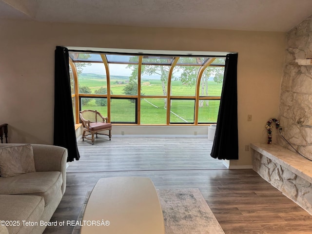 13280 N 3750 W, Felt, ID 83424 - living area featuring healthy amount of natural light and wood finished floors