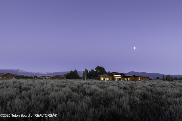 580 Moulton Loop Rd, Jackson, WY 83001 - view of yard with a mountain view