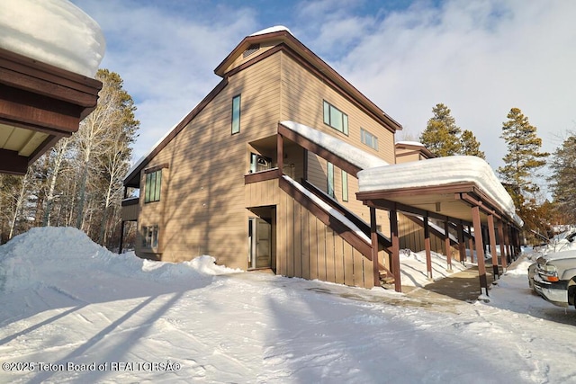 4435 Berry Dr Unit 3611, Wilson, WY 83014 - view of snowy exterior with stairs