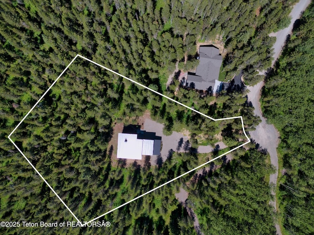 4327 Bridger Rdg, Ashton, ID 83420 - aerial view of property's location with property parcel outlined