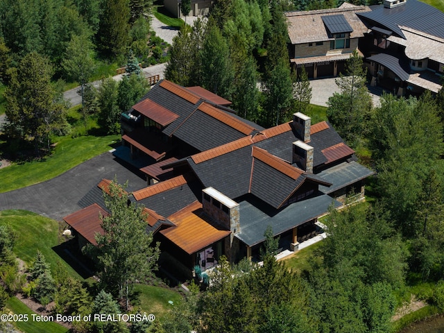 3220 N Teton Pines Dr, Wilson, WY 83014 - view from above of property