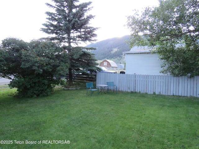 680 E Hall St, Jackson, WY 83001 - view of yard with a mountain view