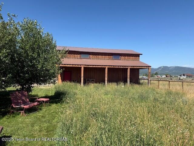 2160 Tomahawk Trl, Victor, ID 83455 - view of yard featuring a mountain view
