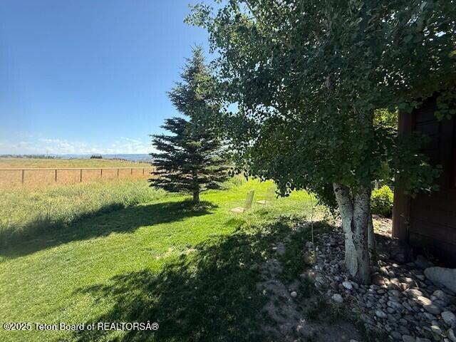 2160 Tomahawk Trl, Victor, ID 83455 - view of yard with a view of countryside