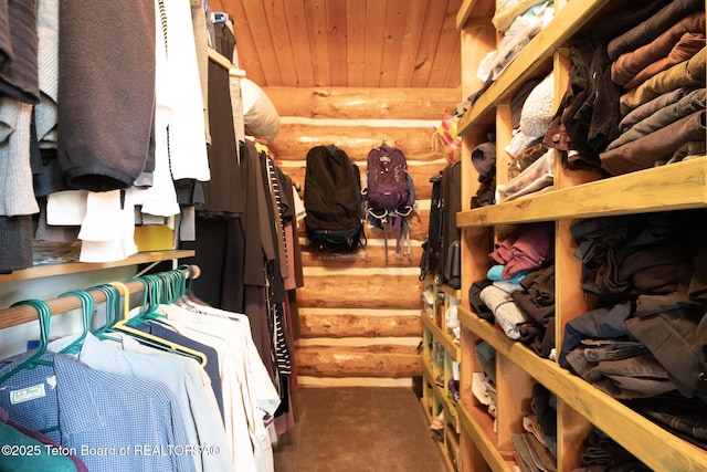3760 N Moose-Wilson Rd, Wilson, WY 83014 - walk in closet featuring carpet