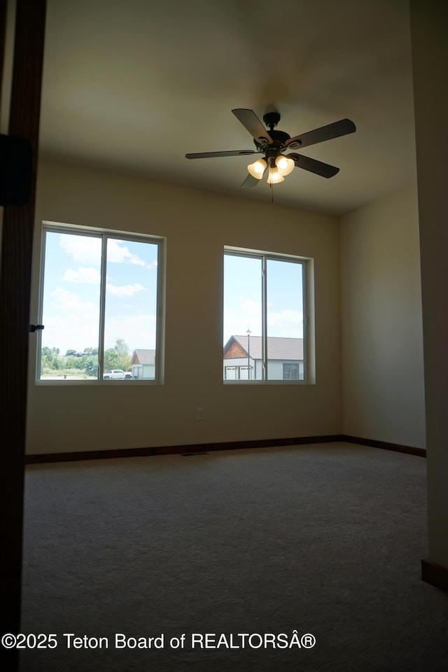 1350 Arroyo, Pinedale, WY 82941 - spare room with carpet and ceiling fan