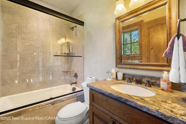 500 E Buckwheat Cir, Jackson, WY 83001 - bathroom with vanity and tiled shower / bath combo