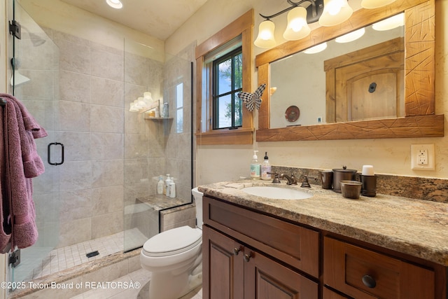 500 E Buckwheat Cir, Jackson, WY 83001 - full bathroom with vanity and a shower stall