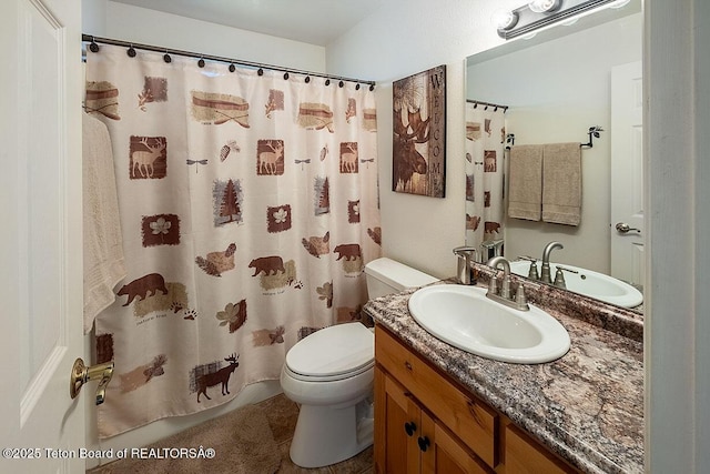 158 Holly Dr, Star Valley Ranch, WY 83127 - bathroom with vanity and a shower with shower curtain