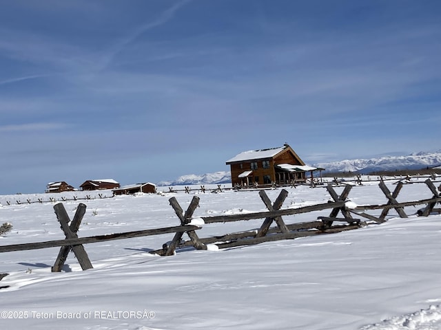 109 E Fontenelle Dr, Daniel, WY 83115 - view of yard covered in snow