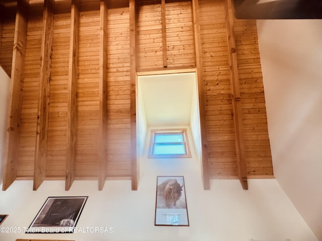 109 E Fontenelle Dr, Daniel, WY 83115 - detailed view of beam ceiling