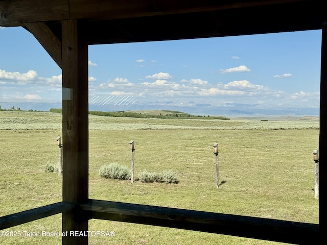 109 E Fontenelle Dr, Daniel, WY 83115 - view of green lawn with a view of rural / pastoral area