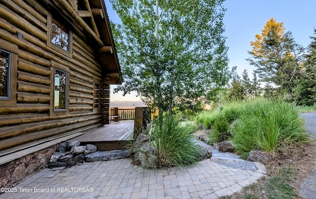 8157 Ripplinger Rd, Driggs, ID 83422 - view of patio / terrace featuring a wooden deck