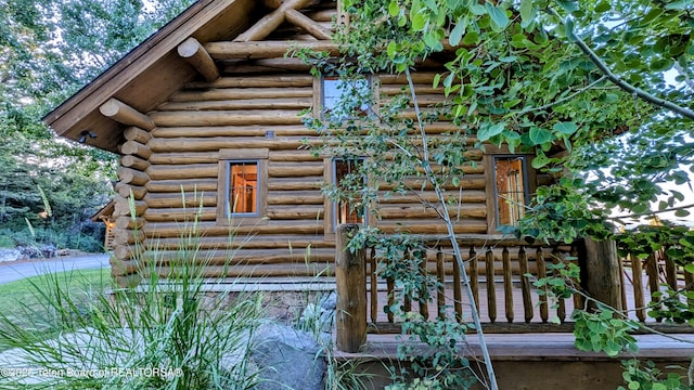 8157 Ripplinger Rd, Driggs, ID 83422 - view of property exterior with log exterior