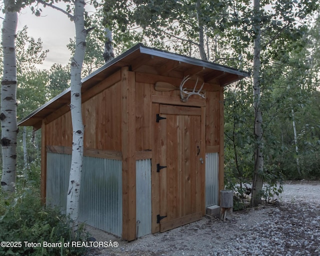 66 Elkhorn Dr, Thayne, WY 83127 - view of shed