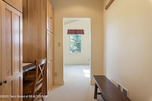 6790 N Timothy Rd, Jackson, WY 83001 - hall featuring light colored carpet and baseboards