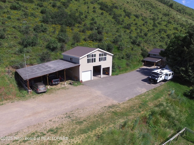 870 Sky View Ln, Afton, WY 83110 - view of subject property featuring a heavily wooded area
