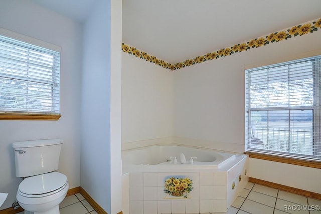 2195 W Huntington Dr, Beverly Hills, FL 34465 - bathroom featuring a bath and tile patterned floors