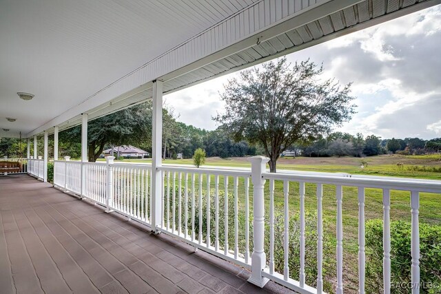2195 W Huntington Dr, Beverly Hills, FL 34465 - view of wooden terrace