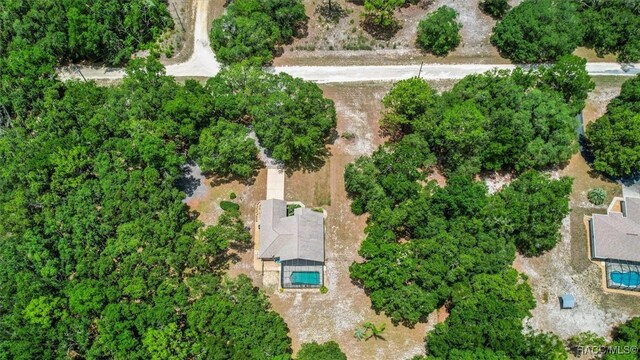 8583 N Tibet Ter, Dunnellon, FL 34433 - aerial overview of property's location featuring a pool