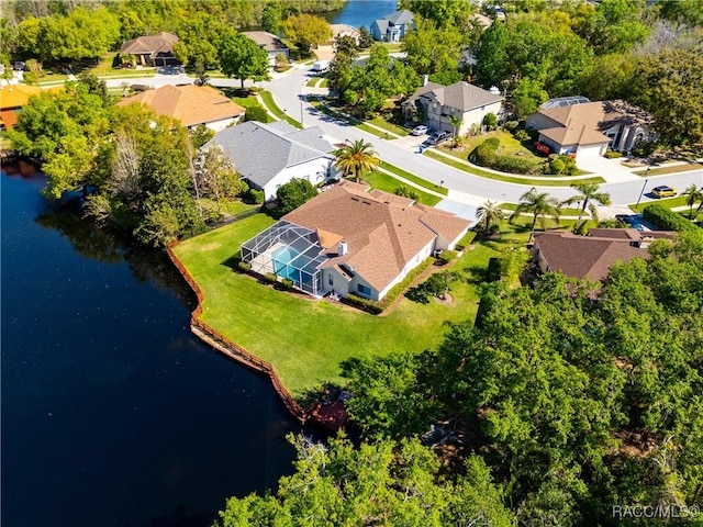 21312 Preservation Drive, Central Pasco, FL 34638 - aerial view of residential area featuring a nearby body of water