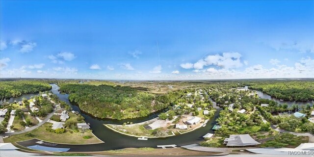 42 Magnolia Ave, Yankeetown, FL 34498 - aerial view of property and surrounding area featuring a large body of water
