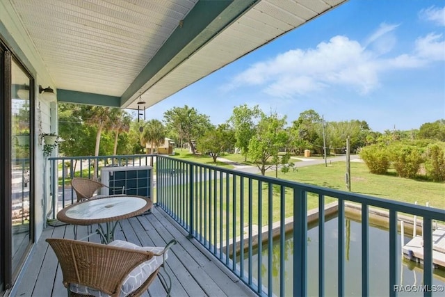 42 Magnolia Ave, Yankeetown, FL 34498 - view of balcony