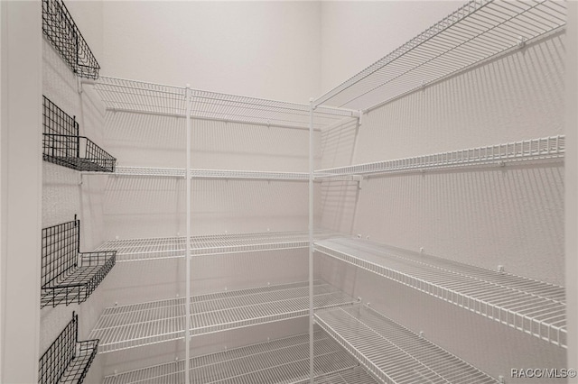 view of storage area