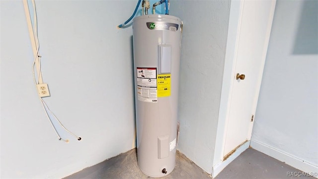 125 W Seymeria Dr, Beverly Hills, FL 34465 - utility room with water heater