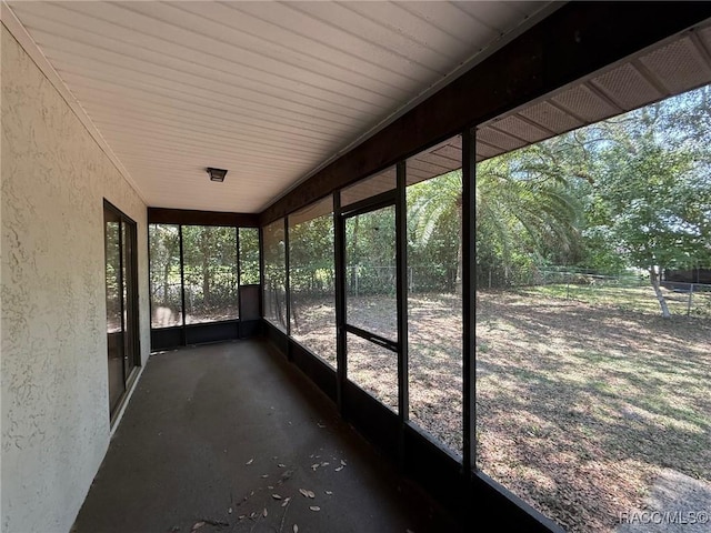 2098 W Deer Trail Ln, Lecanto, FL 34461 - unfurnished sunroom featuring healthy amount of natural light