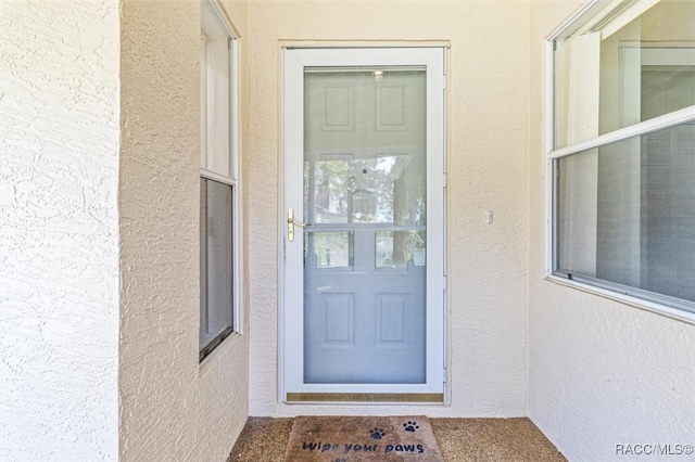 view of property entrance