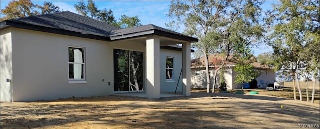 view of rear view of property