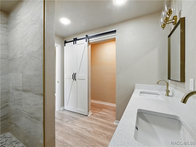 34 S Harrison St, Beverly Hills, FL 34465 - full bath featuring wood finished floors, double vanity, and baseboards