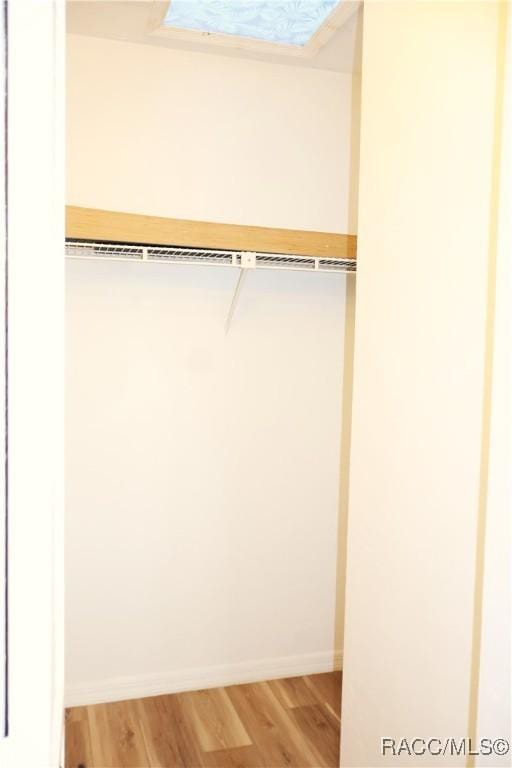 view of closet