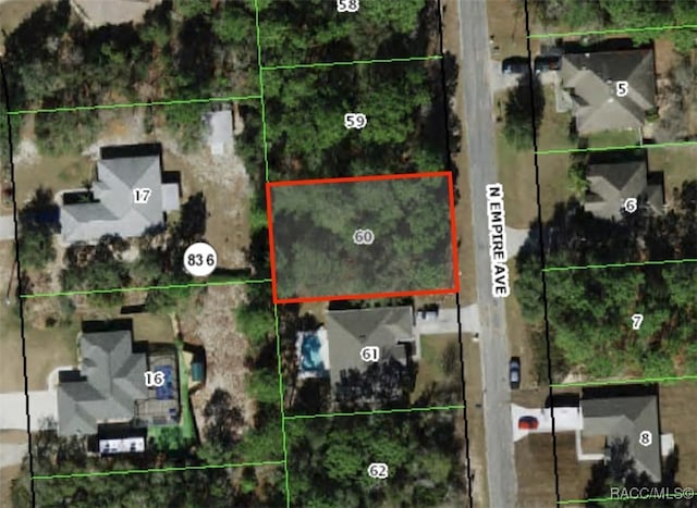 8578 N Empire Ave, Citrus Springs FL, 34433 land for sale