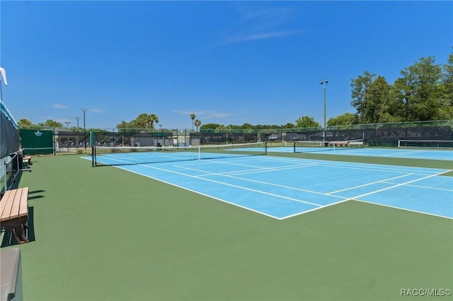 13618 SW 111th Cir, Dunnellon, FL 34432 - view of tennis court with community basketball court