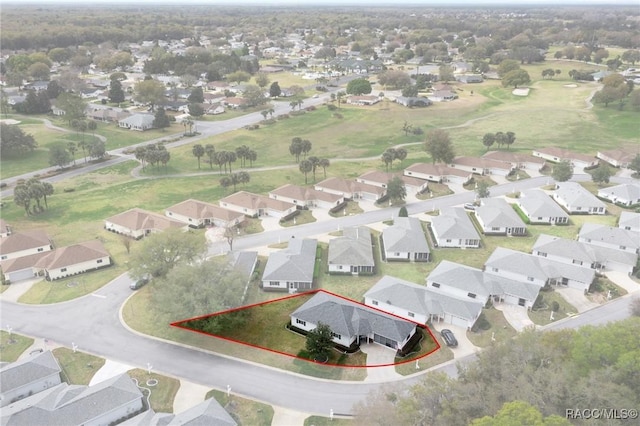 13618 SW 111th Cir, Dunnellon, FL 34432 - aerial view of residential area featuring property boundaries highlighted