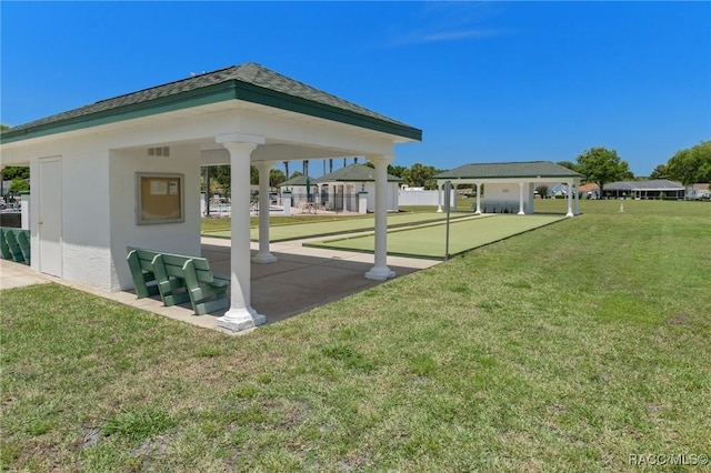 13618 SW 111th Cir, Dunnellon, FL 34432 - view of grassy yard featuring a game area