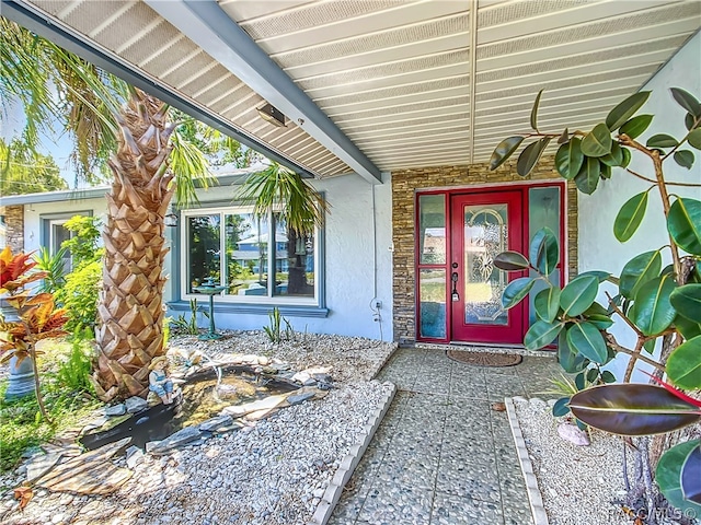 view of entrance to property