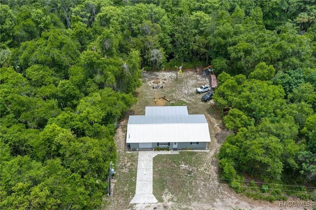 3184 N Edward Island Pt, Hernando, FL 34442 - view from above of property featuring a heavily wooded area