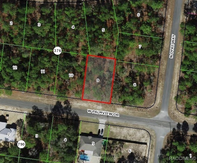 1491 W Palmview Dr, Citrus Springs FL, 34434 land for sale