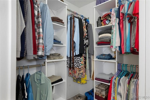 view of spacious closet