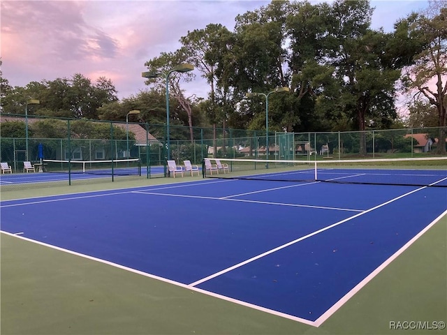 view of sport court